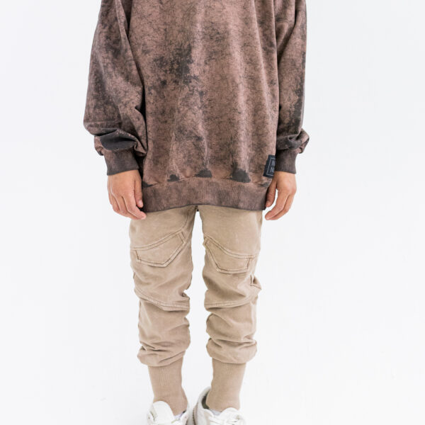 Bluza brązowa unisex - Nunu