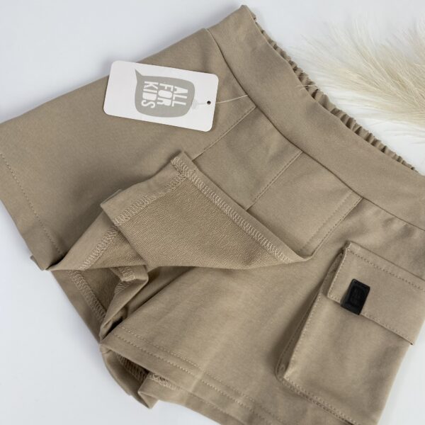 Spódnico-spodenki beżowe - All For Kids